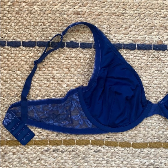 Blue Lace Bralette - Picture 2 of 3